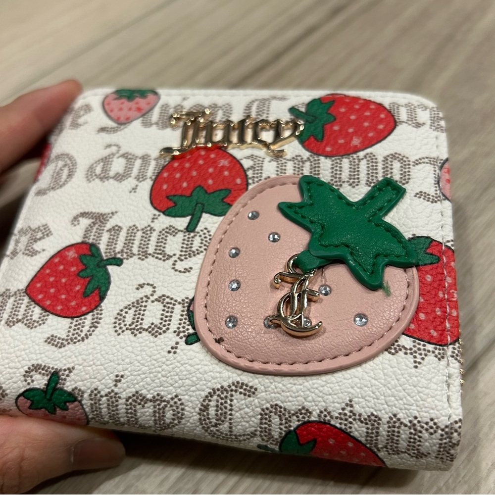 NWT Juicy Couture Strawberry Print Wallet